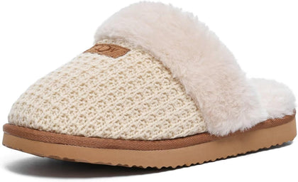 Cozy House Slippers for Women with Memory Foam Fuzzy Shoes for Indoor
