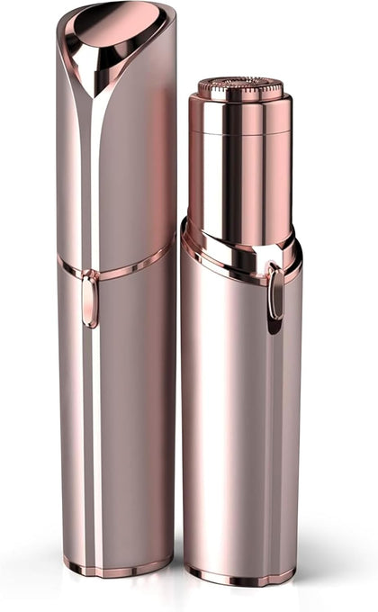 Facial Hair Remover for Women - as Seen on TV Painless Face Shaver - Electric Hair Removal Device for Face Lips Peach