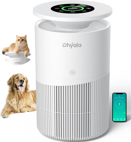 Air Purifier for Home Large Room up to 3620Ft², H13 True HEPA Air Purifiers for Home Pet Hair Dander Odor Pollen, Air