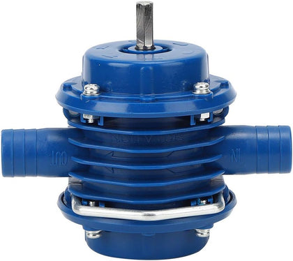 Portable Electric Drill Pump for Water Oil Fluid Transfer - Stainless Steel, 320W+ Output, Garden Home Dewatering Tool