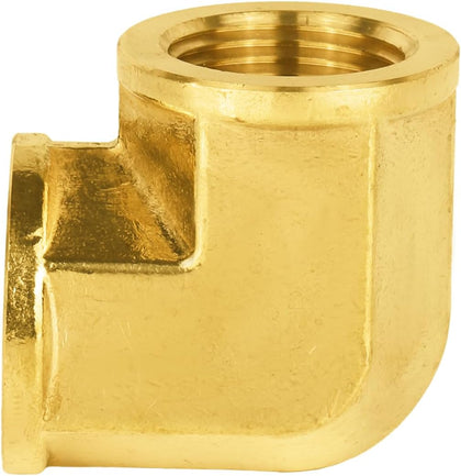 2Pcs EFIELD 3/4"Brass 90 Degree Barstock Street Female Elbow(NPT115-2)