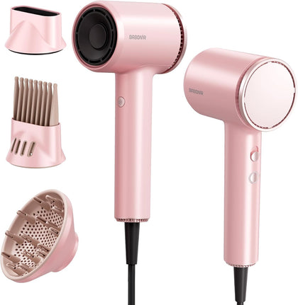 Hair Dryer, 110,000 RPM High-Speed Brushless Motor for Fast Drying | 1875W Plasma Blow Dryer with Comb, Diffuser &