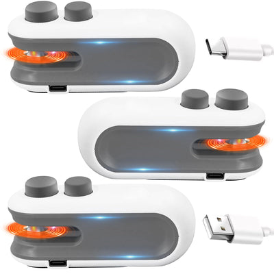 2in1 Mini Bag Sealer With Cutter And Magnet- Heat Seal & Cutter, Portable Handheld Chip Bag Sealer for Snacks
