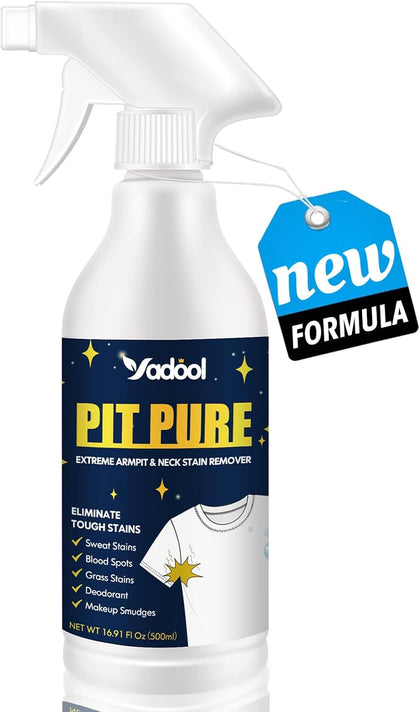 Sweat & Deodorant Armpit Stain Remover for Clothes, Suitable for Multi-Stain, Yellow Oil Spot Tough Stain Build Up