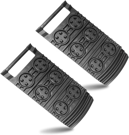 Off-Road Traction Board, Portable Car Wheel Anti-Skid Pad for Ice & Mud & Snow & Sand, Multi-Function Recovery Board