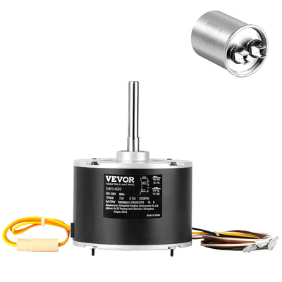 OEM Upgraded Condenser Fan Motor, 1/10HP 1100RPM, Replacement for ac GE Genteq Carrier Bryant Payne Dayton