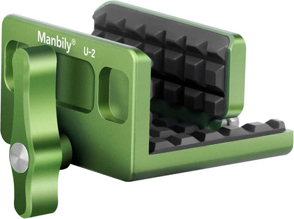Shooting Saddle Clamp Rest Head for Shooting Stick Tripod Hunting-Green (U-2)