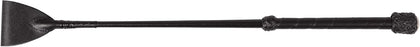 Leather Jumping Bat Riding Crop Beautifully Crafted in England - Black - Leather Handle