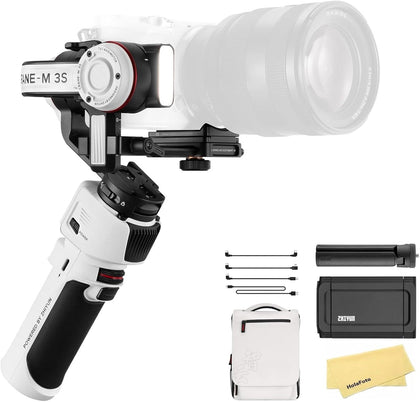 Crane M3S Combo Gimbal Stabilizer for Smartphone Mirrorless DSLR Camera Action Camera,3-Axis Gimbal for iPhone Gopro
