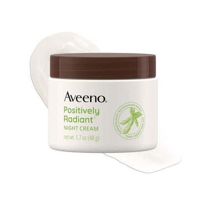Positively Radiant Night Cream Moisturizer, 1.7 oz | Night Face Moisturizer, Leaves Skin Feeling Smooth And Hydrated