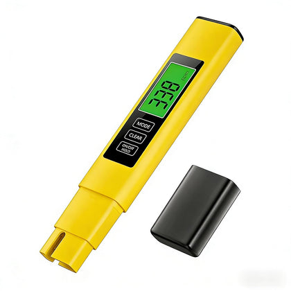 3-in-1 TDS Meter, EC/TDS/Temperature (°C/°F),Water Tester, LCD Display, Drinking Water & Pool Quality