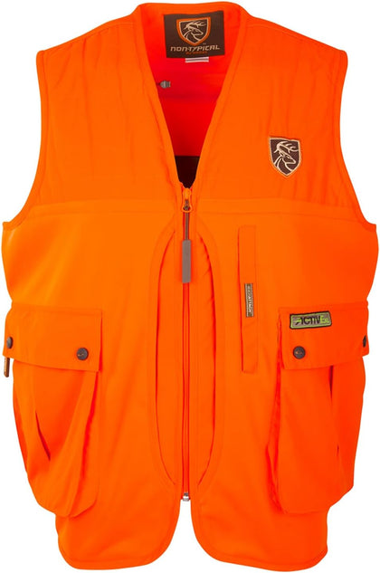 Men's Functional Hunting Vest with Scent Control | Side Entry Fleece-Lined Hand-Warmer Pockets Outerwear