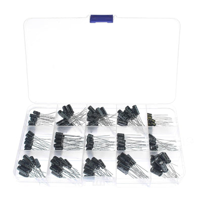 15 Values 200pcs Electrolytic Capacitor Assortment Kit