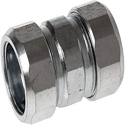 RACO 1823 Compression Coupling, Rigid/IMC Conduit, 3/4" Trade Size, Steel (Pack of 10)