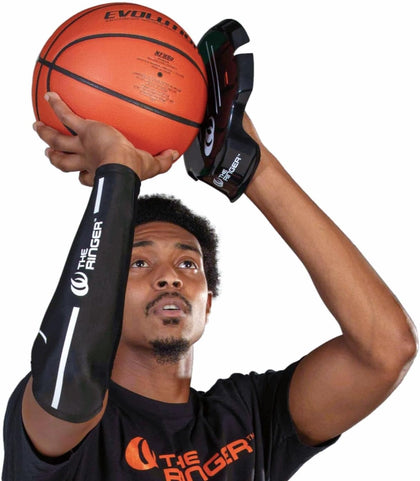 Hoops Basketball Training Equipment and Basketball Shooting Aid - Basketball Shot Trainer and Basketball Drills
