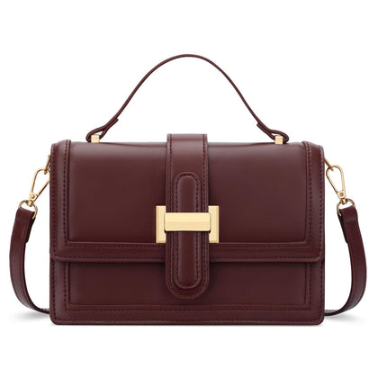 Crossbody Bag for Women, Top Handle Purse Vegan Leather Handbag