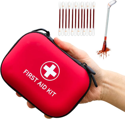 138 Pcs Mini First Aid Kit Travel Size, TSA Approved Small First Aid Kit for Car, Hiking & Home, Compact Travel