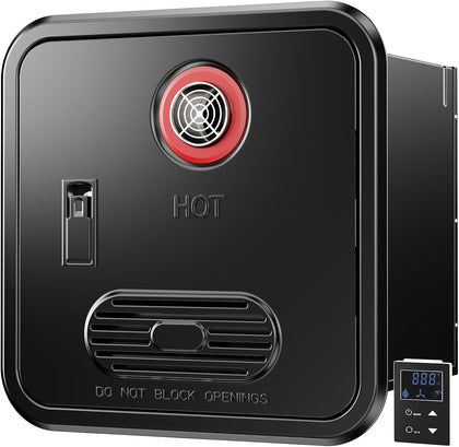 55,000 BTU RV Tankless Water Heater, 2.9 GPM Propane Instant Hot Water System with 12V DC, Remote & Wall Mount