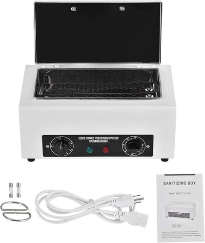 300W Heat Sterilizer NV-210 w/Timer Disinfection Box Manicure Pedicure SPA Salon Equipment for Sundry Beauty Hair