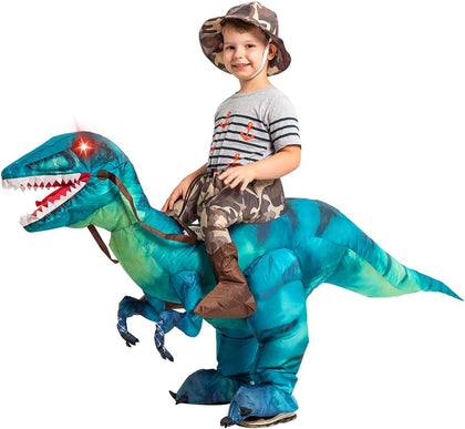 Inflatable Dinosaur Costume for Kids Halloween Costumes Boys Girls Funny Blow up Costume for Halloween Party Cosplay…