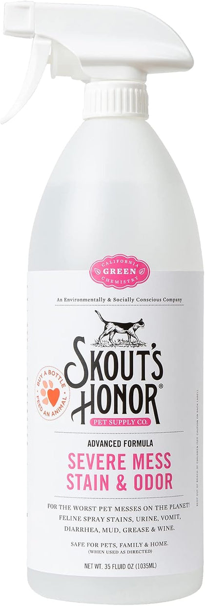 Cat Severe Mess Stain and Odor Remover, 35 oz