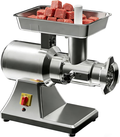 #12 Electric Meat Grinder 1.3HP Grind Chicken Bones and Frozen Meat 950W