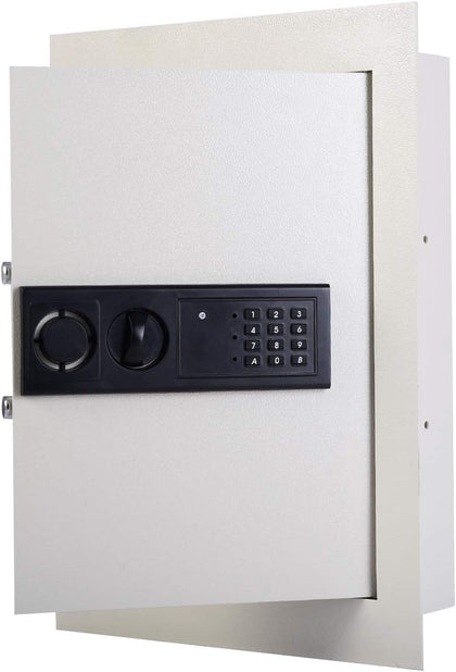Digital Flat Recessed Wall Safe Security Lock Gun Cash Box
