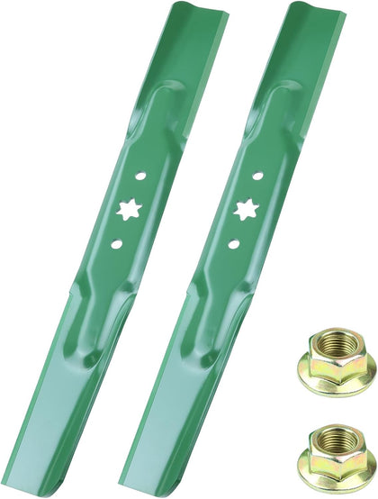 942-04308 Mower Blades with Nut for Cub Cadet 42 inch Mower Blades | Fit Cub Cadet ZT1 42 XT1 LT42 Craftsman T110
