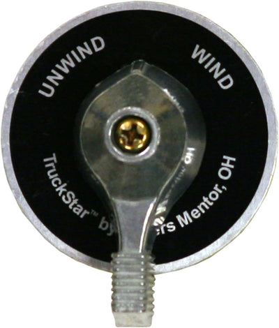 Buyers Products SW710 50 Amp Rotary Tarp Switch for Dump Bodies and Trailers, Momentary ON-Off-ON Wind and Unwind Control, Zinc-Plated Steel Case, Silver Contacts, Includes Direction Plate