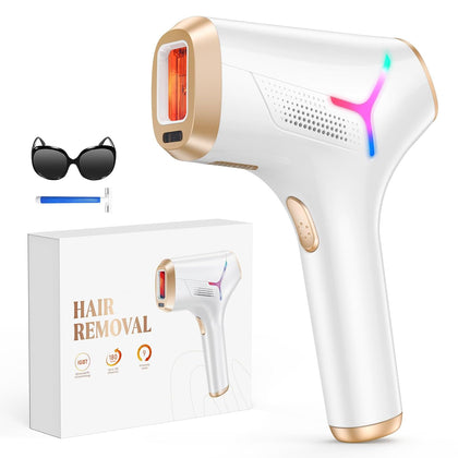 Laser Hair Removal for Women and Men, At-Home IPL Hair Removal Device with 5.2 cm² Treatment Window, Nearly Painless