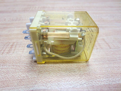 IDEC RR3B-ULAC240V 240 VAC Coil, 3 Poles 3PDT, 50/60 HZ, Blade Terminal, Power Relay, RR Series, Rugged Industrial 10 AMP, with LED Indicator