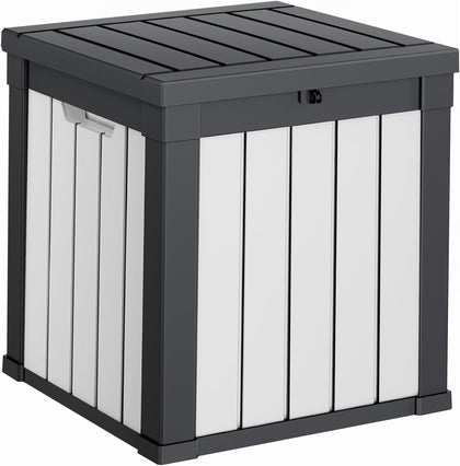 53 Gallon Package Delivery Boxes for Outside, Lokable Secure Resin Package Delivery Box with Lid, Weatherproof and