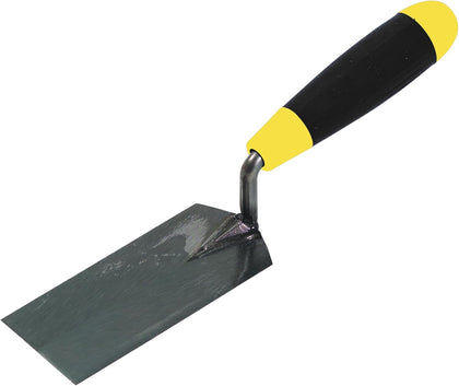 M-D Building Margin Trowel for Mortar and Adhesives, 2in x 5in | Stainless Steel Blade, Ergonomic TPR Grip
