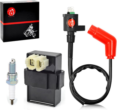 Igniter CDI and Ignition Coil Kit For Honda 2002-2020 Recon 250 TRX250TE TRX250TM TRX250X 2001-2008 TRX250EX 30410-HN6-000