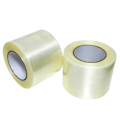 Clear Fiberglass Filament Strapping Tape, 1.97''× 54.68Yd 2 Rolls