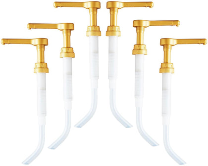Sauce Pumps for Torani 64 oz Sauce Bottles, 6 Pack