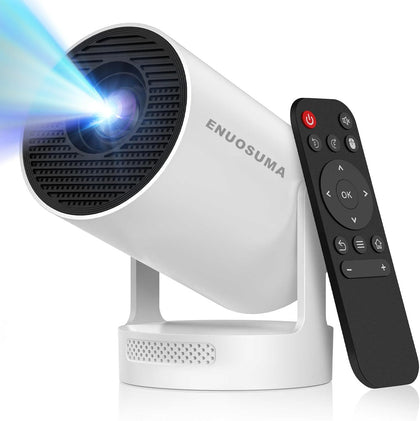 Electric Focus Mini Projector, 4K 1080P Support Portable Projector(L) | Projector with Wifi and Bluetooth,5w Speaker