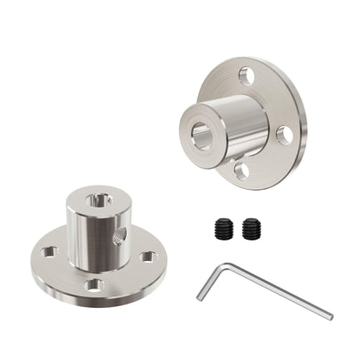 FOCMKEAS 4mm Flange Shaft Coupling, Rigid Coupling