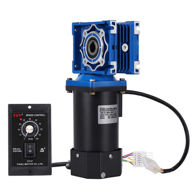 JIAWANSHUN 180W Worm Gear Motor, NMRV40 80:1, 20RPM AC 110V