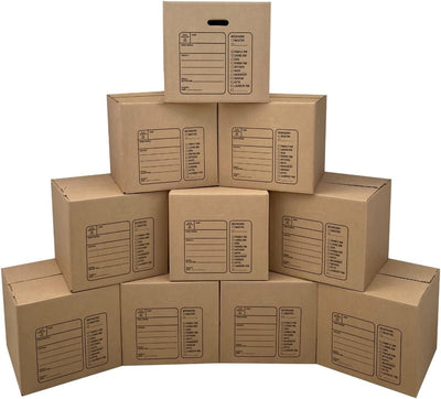 Premium Medium Moving Boxes, 18x18x16",Cardboard Box, (Pack of 10)