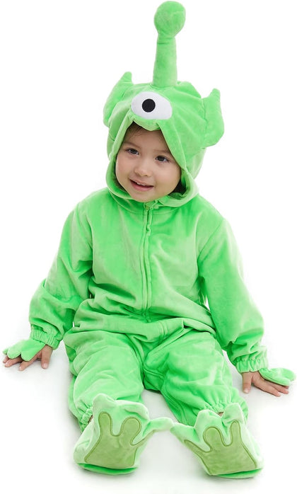 Baby Alien Costume Newborn, Infant and Toddler Boys Girls 0-4T | 90% Upgraded Flannel Fleece/ 10% Spandex, Versatile