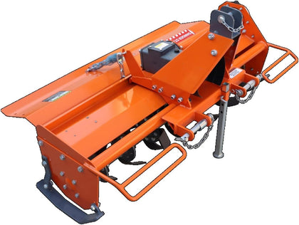 Attachments 3 Point Rotary Tiller Attachment Fits Cat 1 Tractors, Single Speed PTO Driven Cultivator with a 540 RPM
