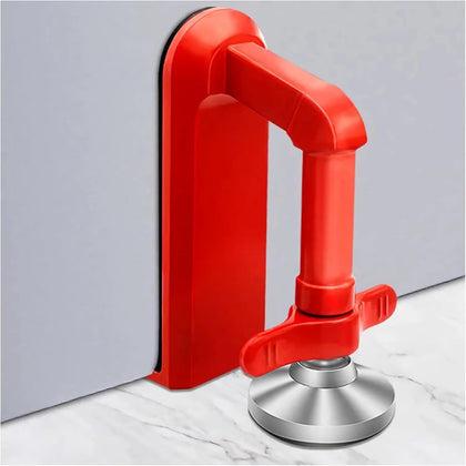 Door Stoppers Security - Portable Door Lock for Travel Anti Theft Door Blocker, Hotel Room Apartment Safety - No