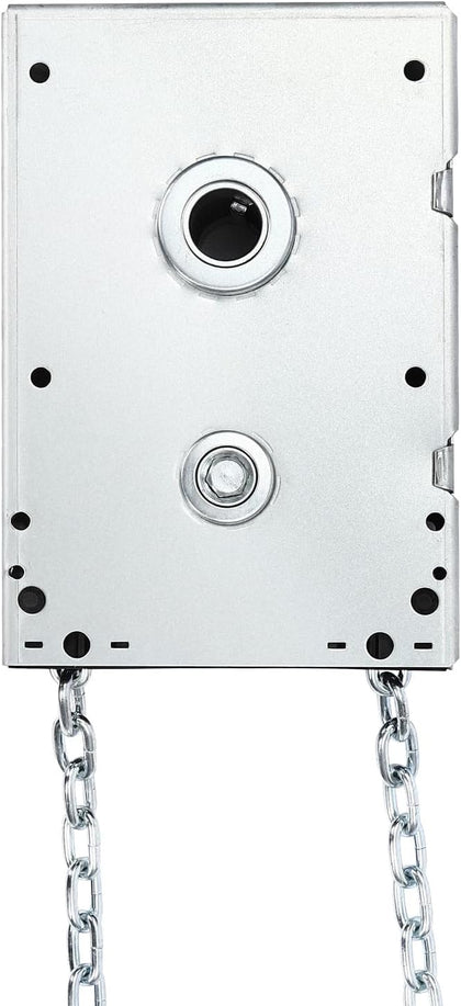 Garage Door Jackshaft Chain Hoist, Heavy Duty Wall Mount Garage Door Chain Lift 4:1 Reduced Drive Door Opener for Roll Up Doors Manual Chain Hoist for Overhead Garage Door