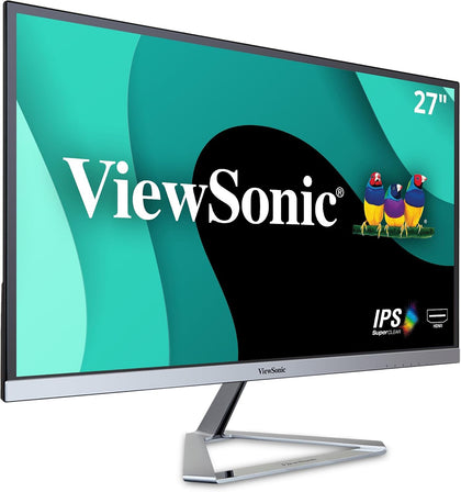 VX2776-SMHD 27 Inch 1080p Computer Monitor, IPS LED Display | 100Hz, HDMI, DisplayPort, VGA, Eye Care, Ultra Thin