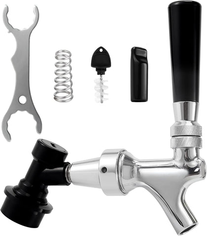 Ball Lock Tap Draft Beer Faucet, Ball Lock Keg Tap for Corny Cornelius Keg | Ball Lock Quick Disconnect,Beer Tap