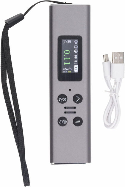 Nuclear Radiation Detector, High Sensitivity β γ X Radiation Monitor TFT Safety Alarm Handheld Radiation Dosimeter DC