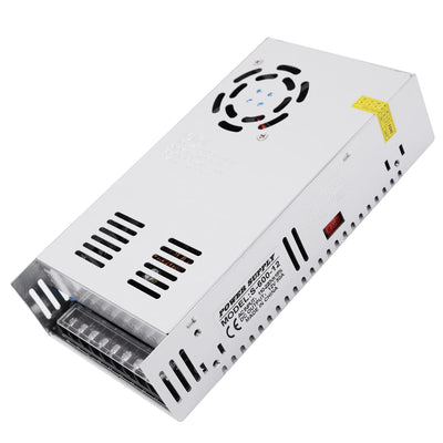 50A 600W 12V DC Power Supply, Universal Regulated Switching AC 110V/220V to DC Converter (SMPS) Transformer Driver Adapter for LED Strip Lights, CCTV Camera System, 3D Printer, Radio, Computer Project