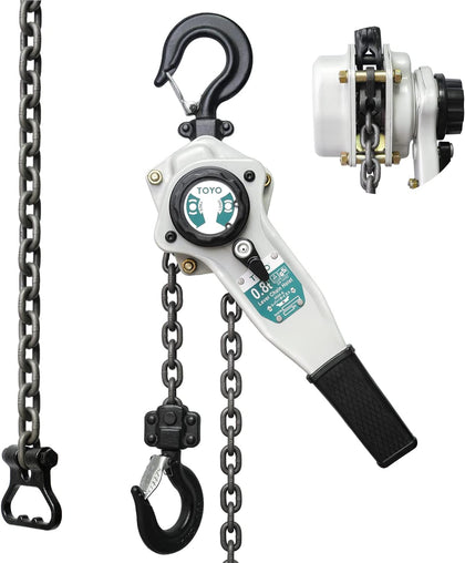 Lever Chain Hoist 1750Lbs 10ft,Chain Come Along 0.8T 10Ft Ratchet Chain Puller Hoist Alloy Steel G80 Chain 2 Heavy
