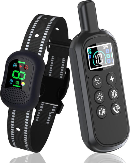 Dog Shock Collar - 4900FT Dog Training Collar with Remote, IP67 Waterproof Electric Dog Collar with 4 Training Modes